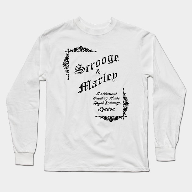 A Christmas Carol | Scrooge & Marley Long Sleeve T-Shirt by Rivenfalls